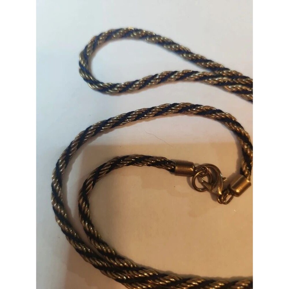 Vintage Two Tone Rope Chain - Picture 3 of 7